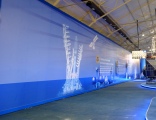 Фото 10 -  оформление выставочной экспозиции Воздушно-космических войск ВКС баннерами и пленкой с печатью.